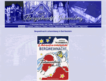 Tablet Screenshot of bergweihnacht-johannisberg.de